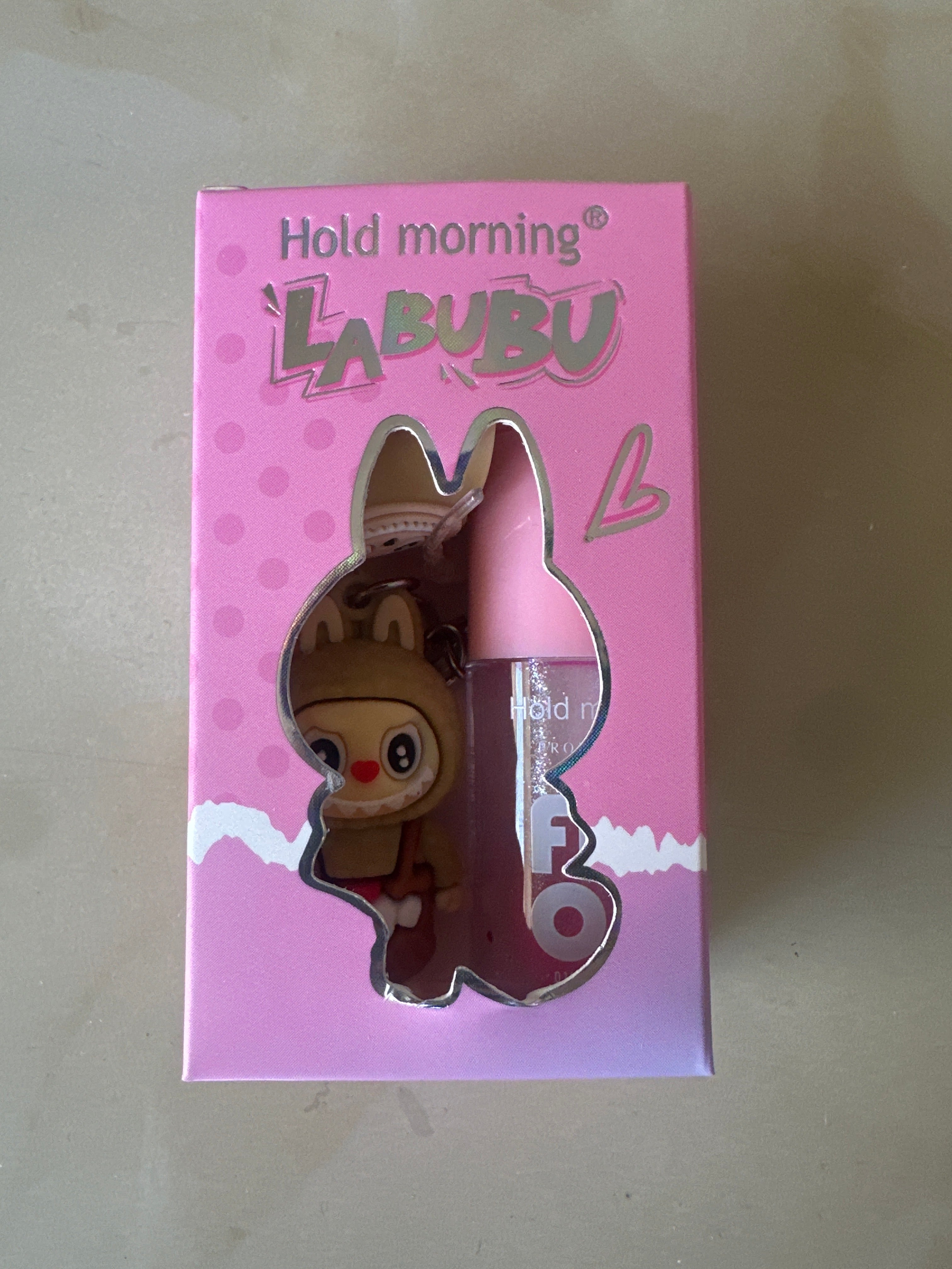 Labubu Keychain & Lip Oil Set
