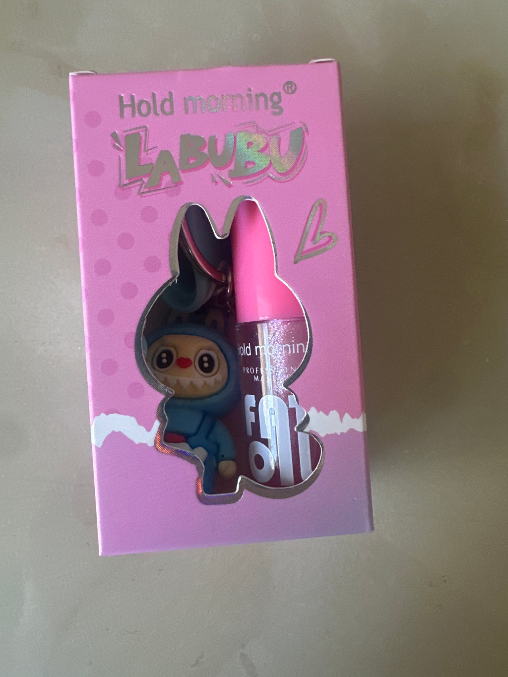 Labubu Keychain & Lip Oil Set