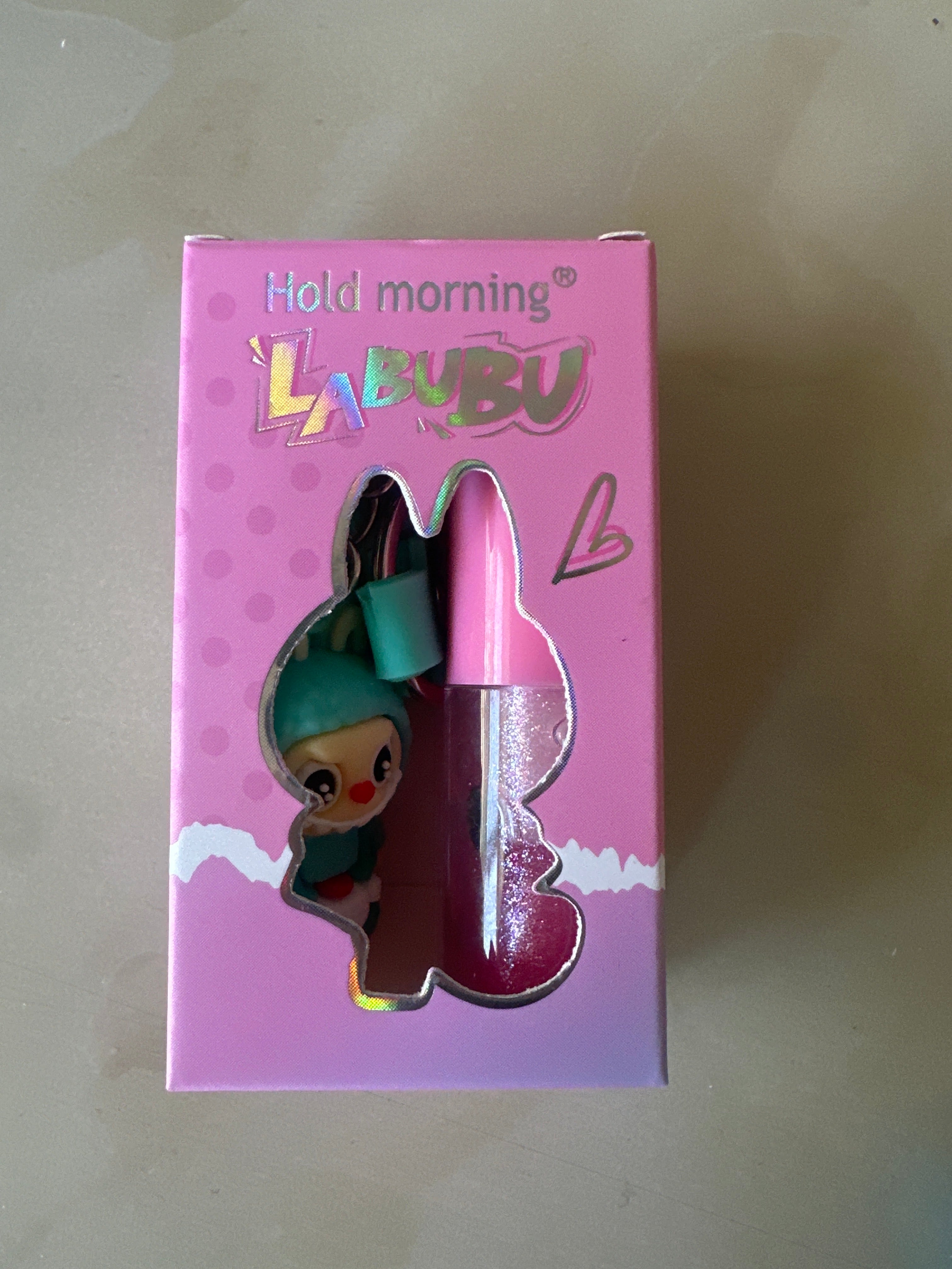 Labubu Keychain & Lip Oil Set