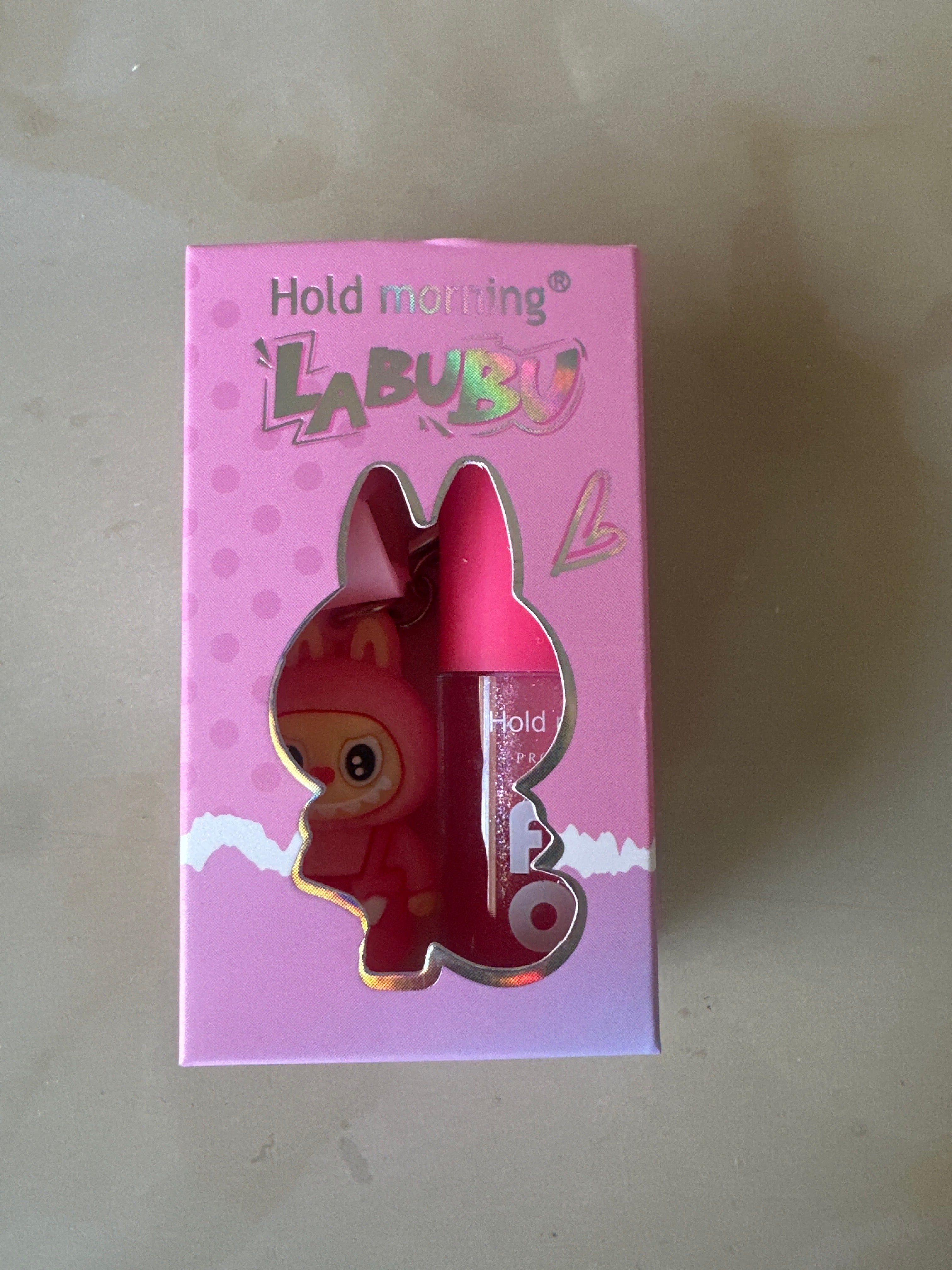 Labubu Keychain & Lip Oil Set